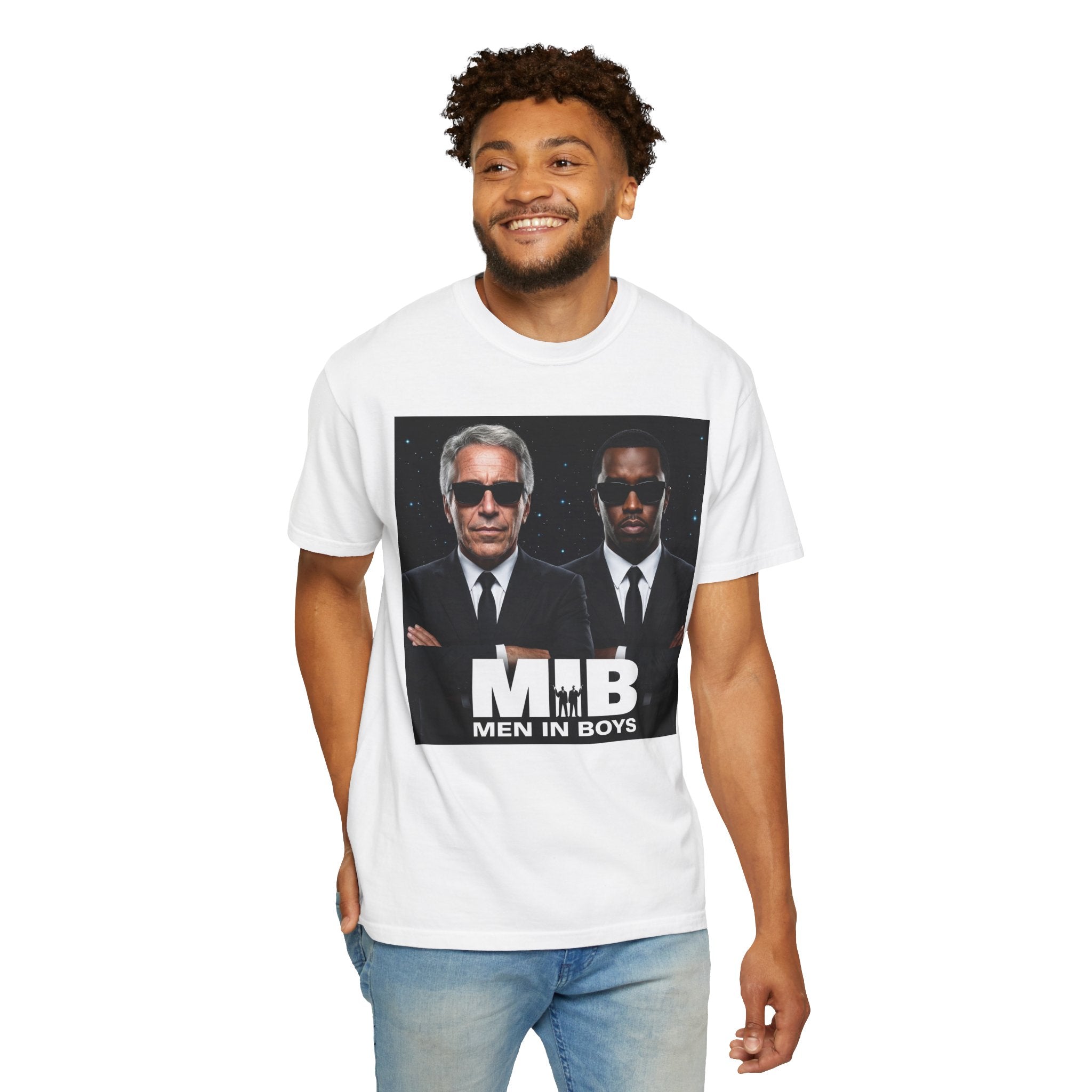 MEN IN BOYS  - Unisex Garment-Dyed T-shirt