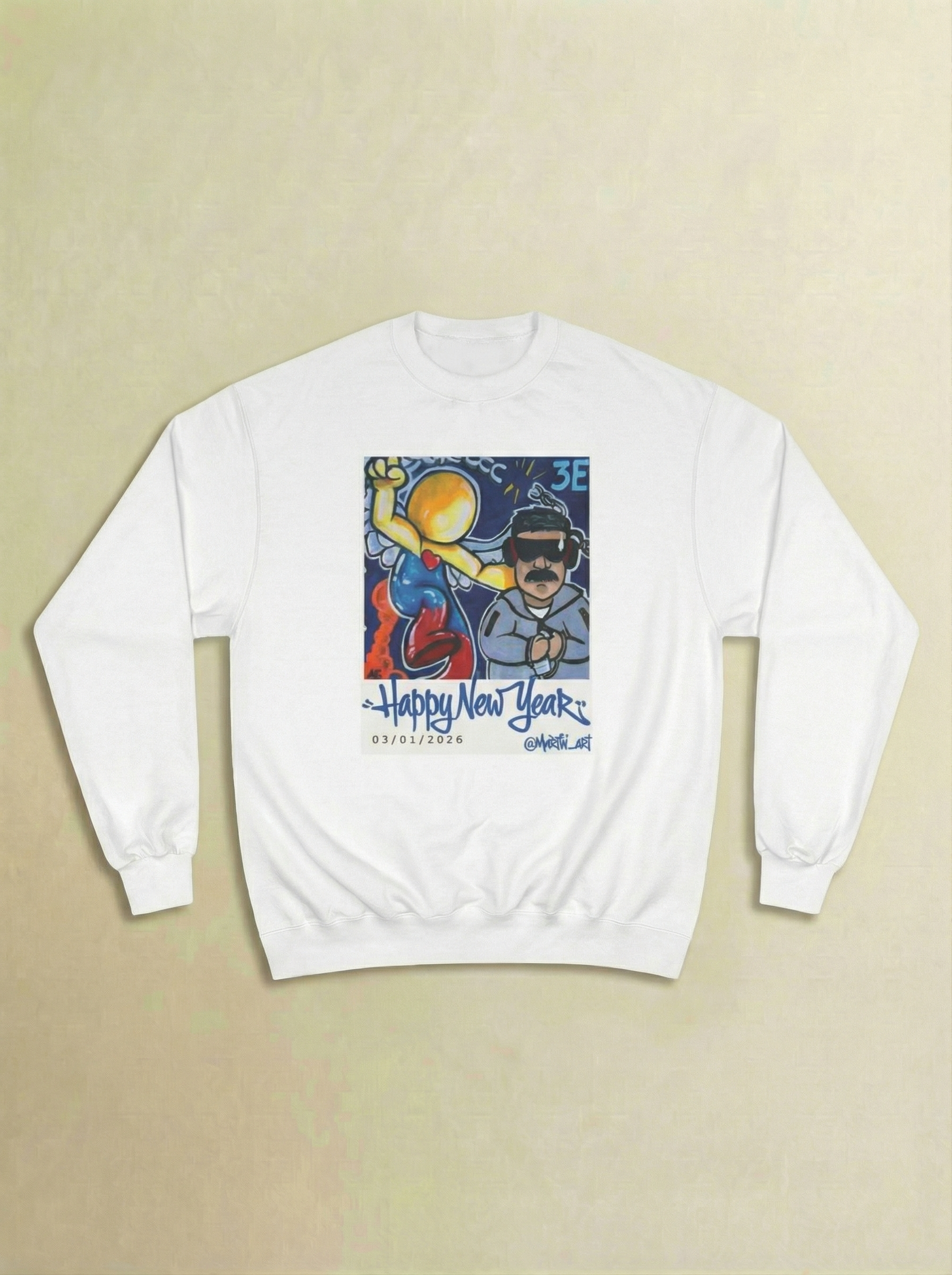 Champion Original Sweatshirt - Vzla Libre Desing By @Marthi_art