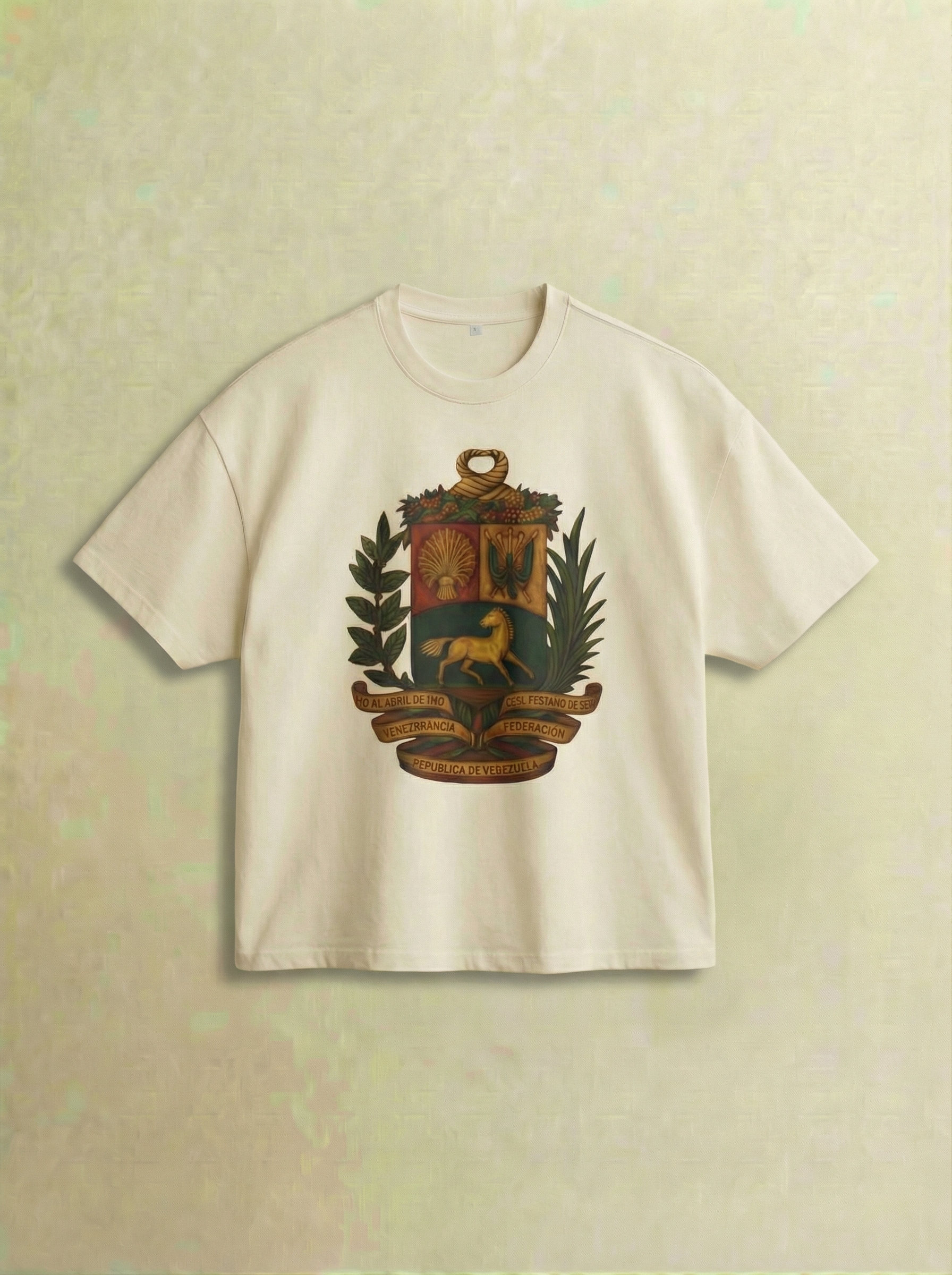 🇻🇪  ESCUDO NACIONAL 🇻🇪  - Unisex Ultra Heavy Cotton Box Tee