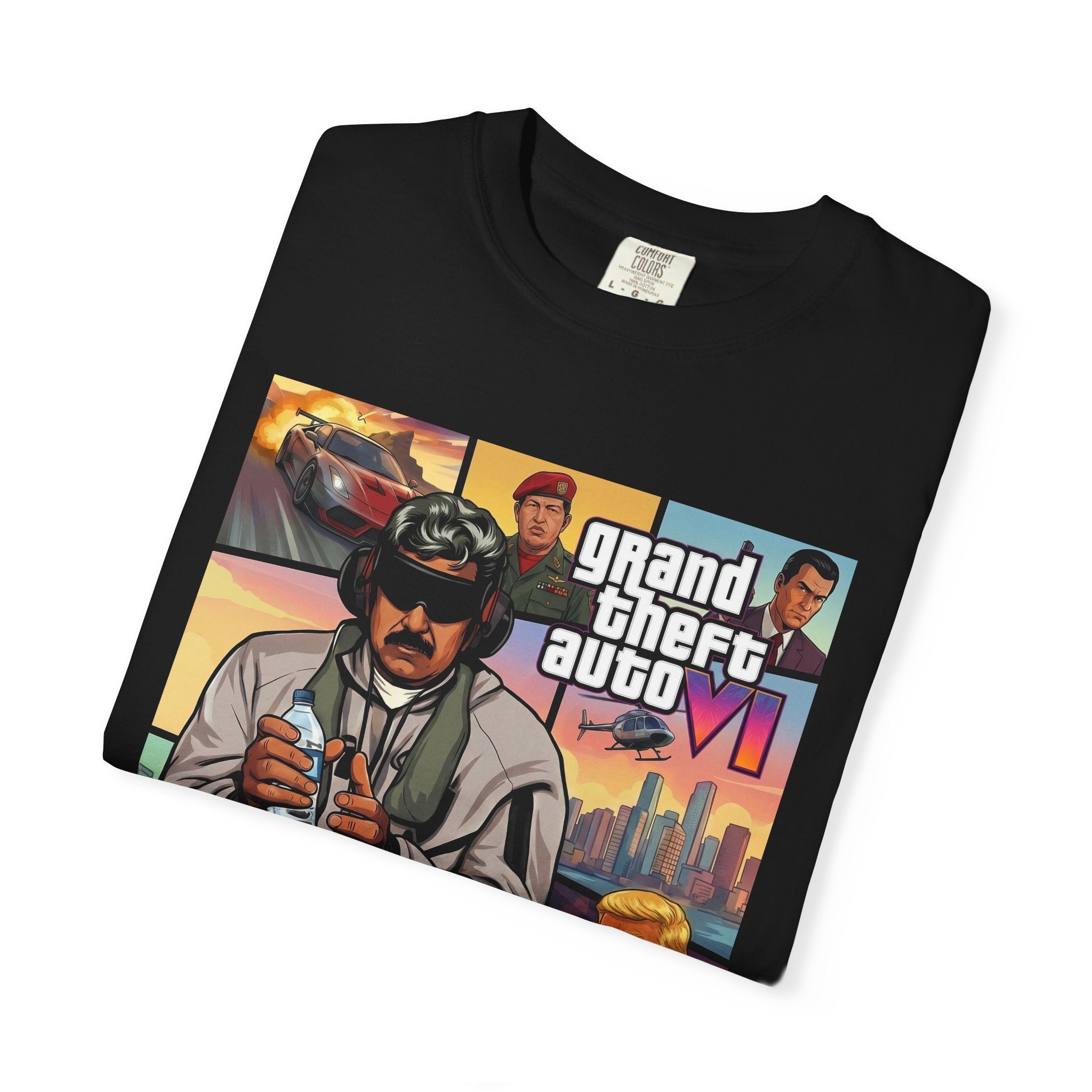 3E M4DURO GTA 6 - Unisex Garment-Dyed T-shirt