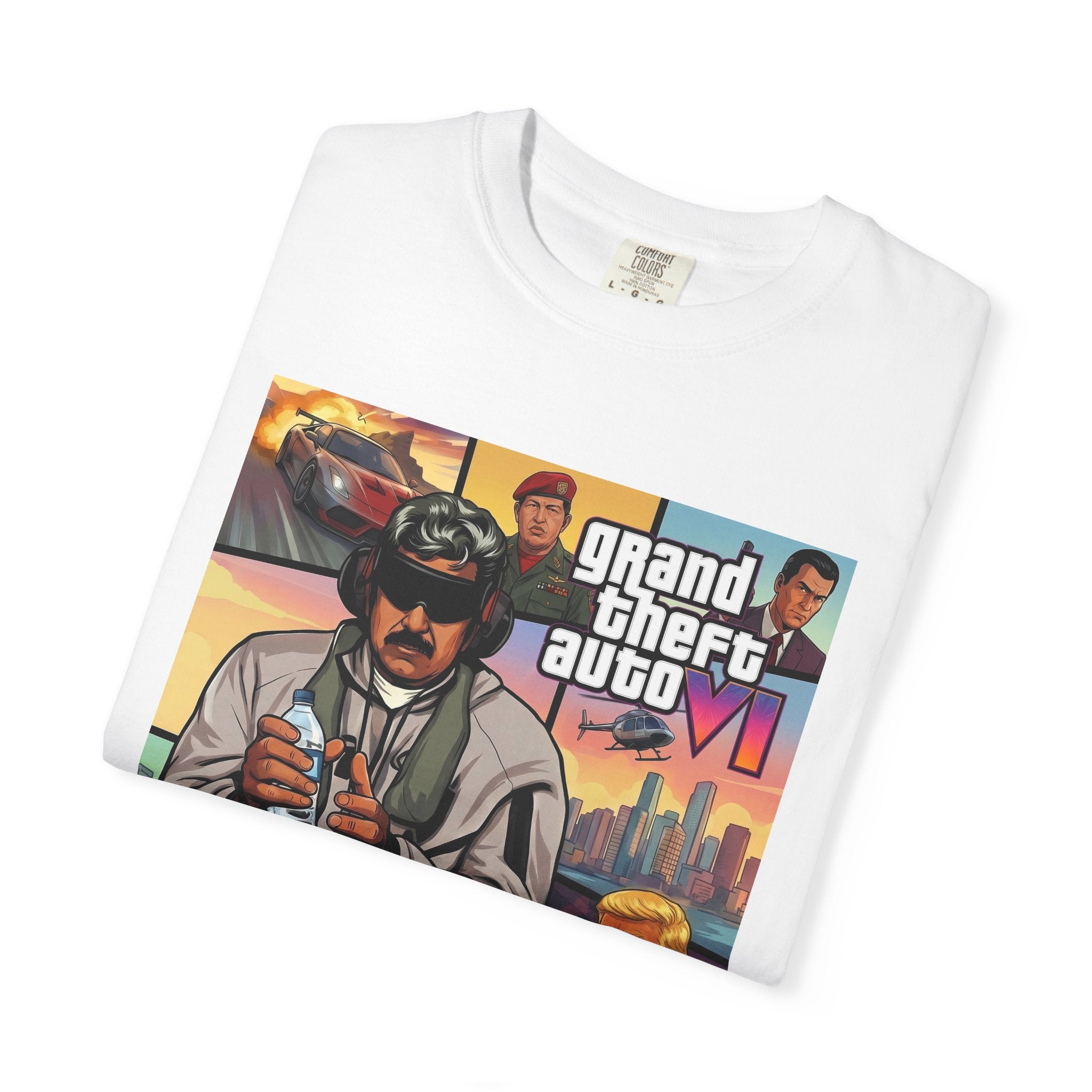 3E M4DURO GTA 6 - Unisex Garment-Dyed T-shirt
